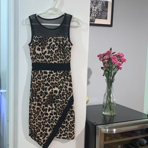 Cheetah print dress